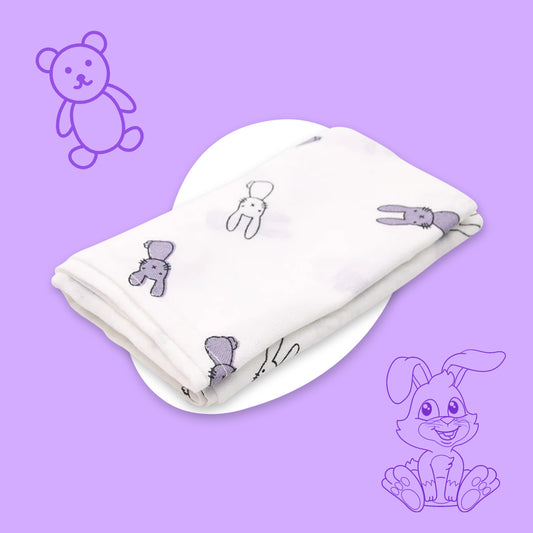 Muslin Towel Rabbit Print