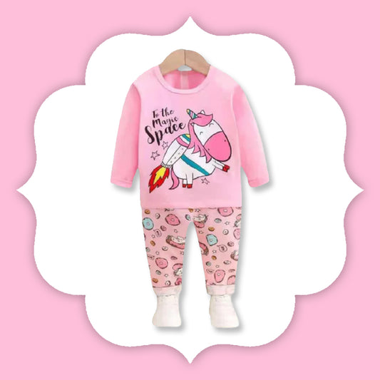 Unicorn and Doughnuts Themed Nightsuit