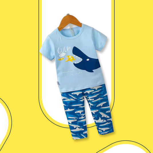 Baby Shark Themed Night Suit