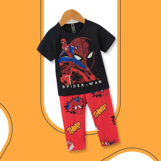Spider Man Themed Night Suit
